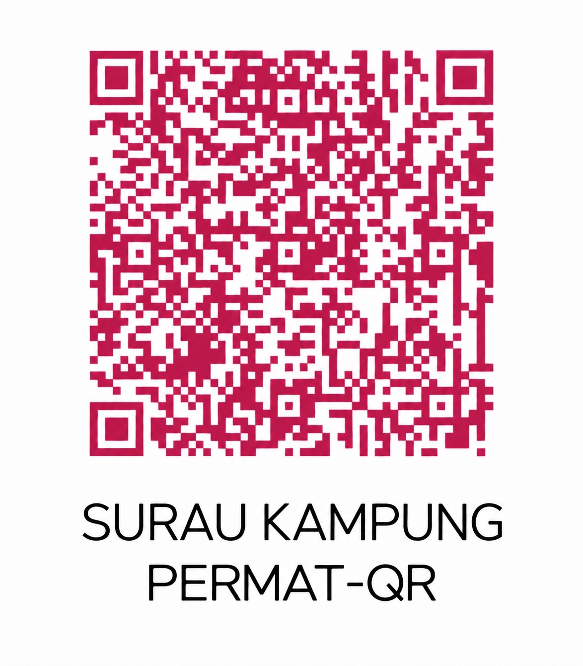 QR bayaran Surau Kampung Permatang Kelompang